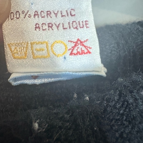 Vintage Nino Foriero Gray and Blue Abstract Crew neck Sweater, eclectic grandpa - Picture 5 of 7